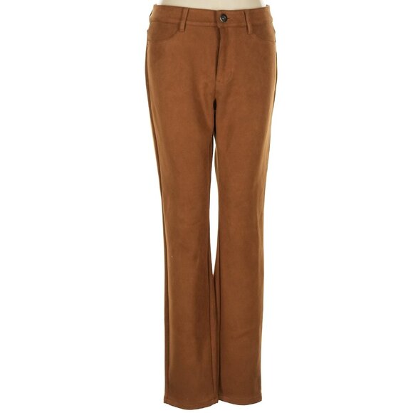 NEW J. Jill Faux Suede Luxe Taylor Chestnut Mid Rise Stretch Jeans Pants 6 NWT - Picture 5 of 6